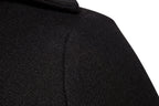 Coupe-vent long en laine à double boutonnage pour hommes, col rabattu, coupe couvertes, vêtements d'extérieur pour hommes, mode printemps, automne