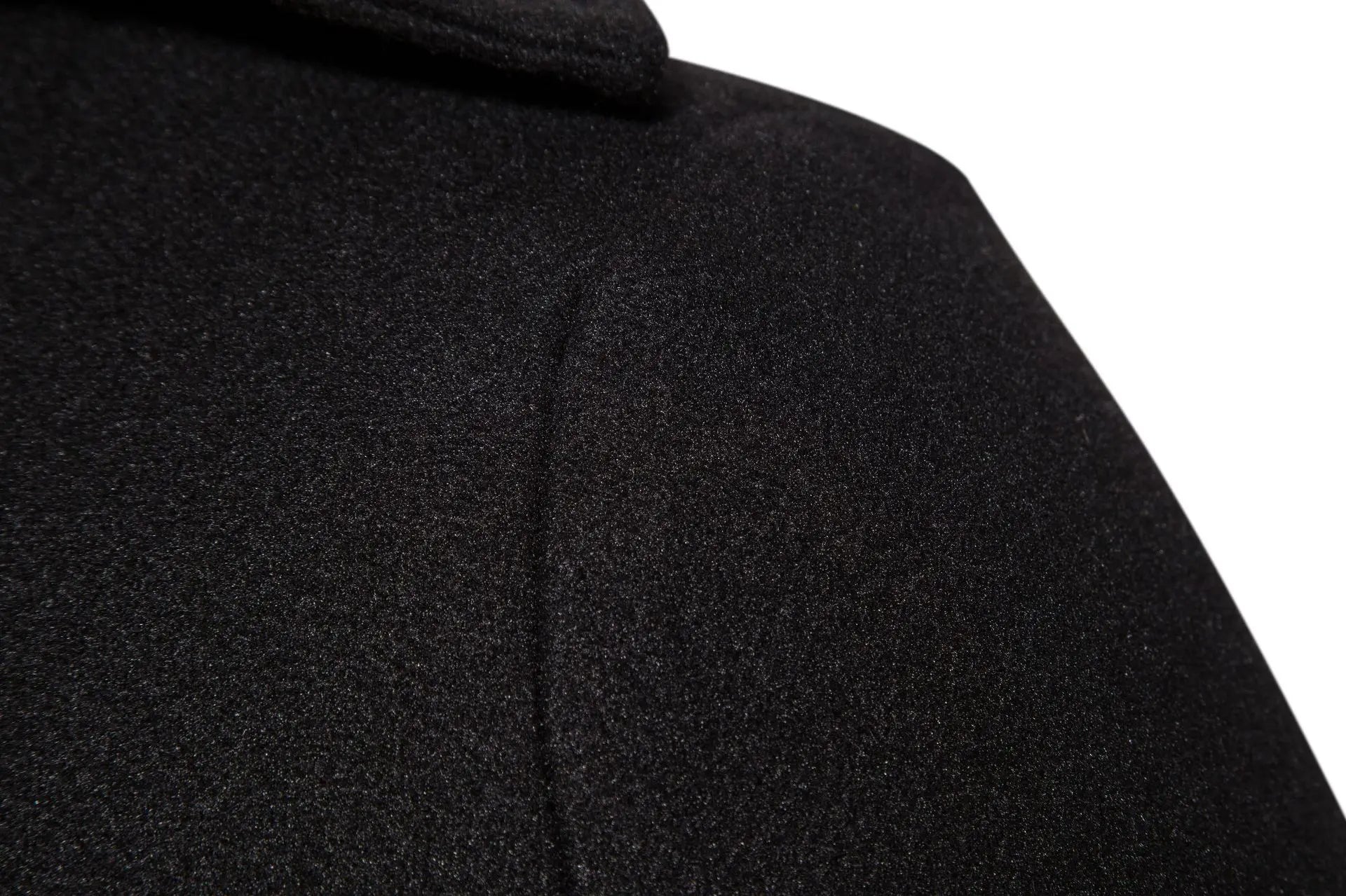 Coupe-vent long en laine à double boutonnage pour hommes, col rabattu, coupe couvertes, vêtements d'extérieur pour hommes, mode printemps, automne