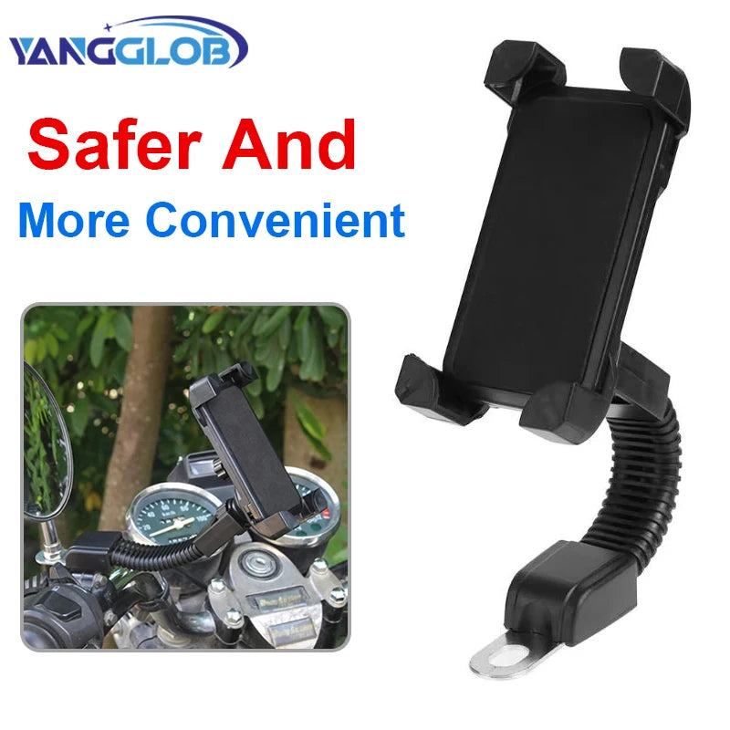 Support de téléphone pour Moto, Support de rétroviseur pour Scooter, sac étanche, accessoires pour téléphones mobiles