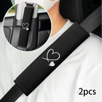 Love Housse de ceinture de sécurité pour voiture – Protecteur d'épaule doux et confortable, améliore l'expérience de conduite, adapté à tous les modèles de voitures