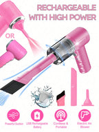 Aspirateur soufflant intégré pour voiture et ménage, chargement USB, aspirateur soufflant, petit, 3 en 1