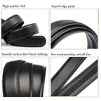 Ceinture pour hommes d'affaires de mode véritable marque de luxe ceinture à boucle en métal ceinture souple en cuir PU de haute qualité avec pantalon Cargo jean