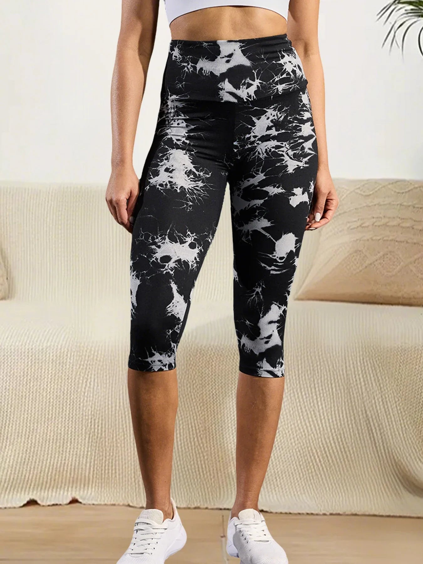 Pantalon Capri taille haute pour femmes, Super doux, contrôle du ventre, pas transparent, entraînement, Yoga, course à pied, athlétique, Push-Up, Leggings de gymnastique