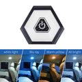 Lampe de plafond à lumière ambiante pour intérieur de voiture, lampe de lecture pour voiture, lumière LED rechargeable, lumière de nuit pour automobiles, fête familiale