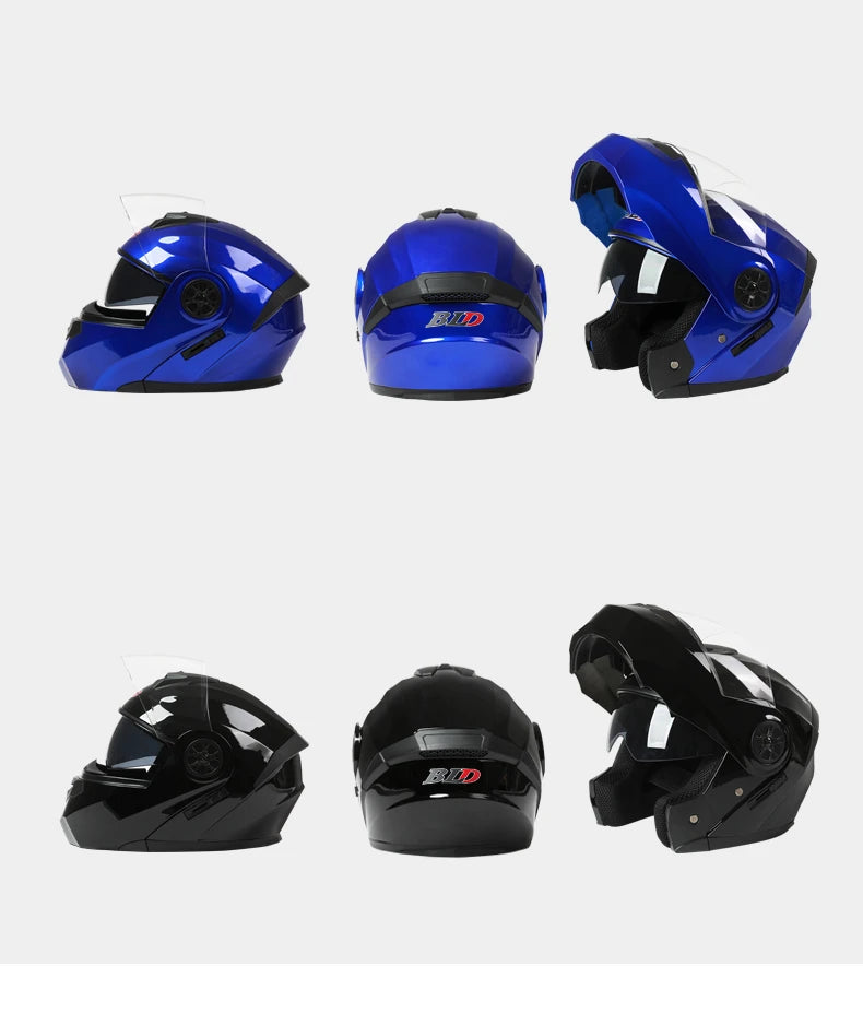 D'expériences de moto modulaires personnalisés pour hommes et femmes, casque de moto intégral, lentille de tourisme, course de motocross, mode