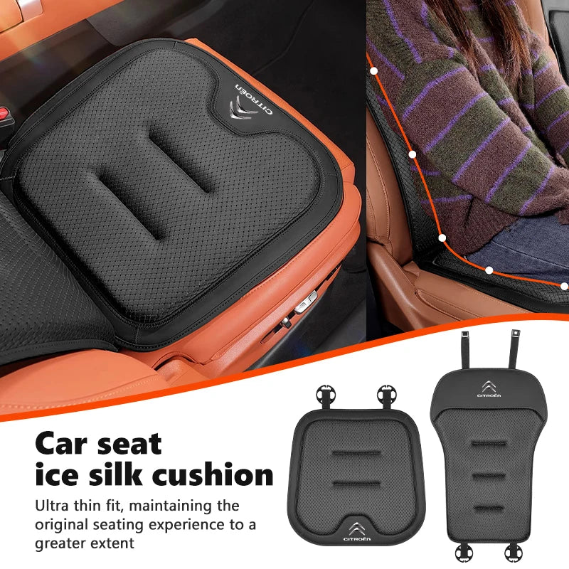 Housse de protection antidérapante et respirante pour coussin de siège de voiture, confortable, pour citroën C5 C1 C2 C6 C4L DS3 DS4 DS5 c-elysee Grand Berlingo