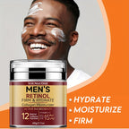 Crème pour le visage raffermissante au rétinol pour homme, soin de la peau, hydratant, au collagène, éclaircissant, lisse, déformable, traitement
