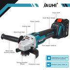 Makita – meuleuse d'angle électrique sans fil, 125mm, 20000 tr/min, Rechargeable, 4 vitesses, rectifieuse, Machine de découpe pour batterie 18V