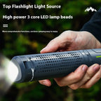 Lanterne de Camping télescopique 8000mAh, lampes de poche étanches rechargeables, lampe de Camping à intensité variable, lumière d'urgence pour Camping et randonnée
