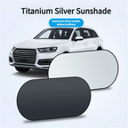 Pare-soleil réfléchissant UV pour voiture, pare-brise arrière, Protection solaire, Isolation thermique, rideaux de confidentialité pour voiture, rangement pliable