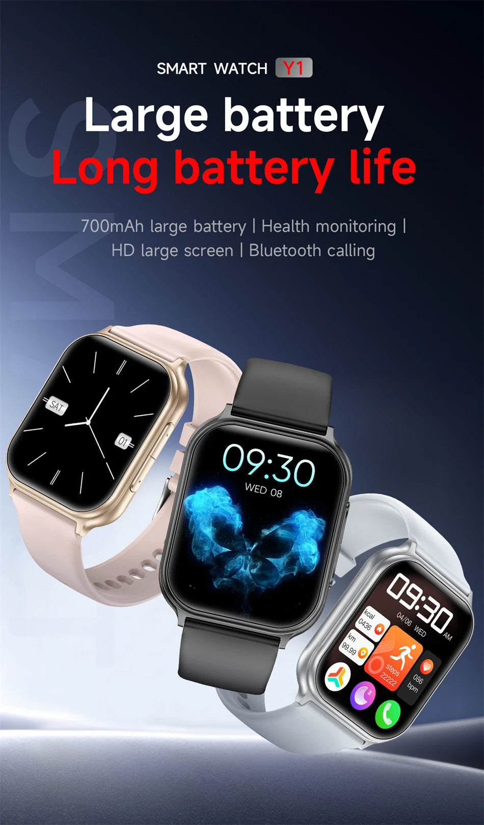 Nouvelle montre connectée 2026 pour femmes, suivi sportif et de forme physique, étanche IP68, fréquence cardiaque 24h intégrée, appels Bluetooth, montre connectée tendance pour femmes