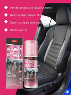 Nettoyant pour l'intérieur des voitures, Polish pour l'intérieur des véhicules, Nettoyant pour l'intérieur des voitures 100 ml, Spray de nettoyage intérieur, Nettoyant complet pour l'intérieur des voitures