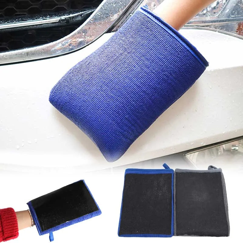 Serviette de nettoyage de voiture, tissu d'argile magique, détails automobiles, serviette bleue, outil de lavage, accessoires, retrait de la saleté quotidienne pour les détails de voiture