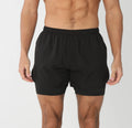 Short de course avec poches doublées pour homme, séchage rapide, léger, respirant, athlétique, sport, entraînement, boucle serviette
