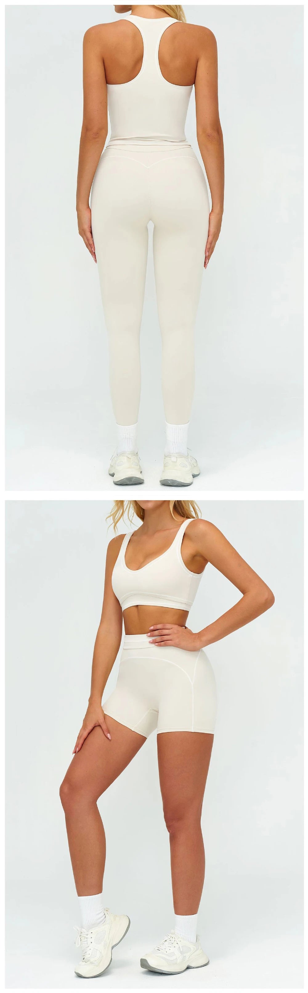 Ensemble de yoga 2 pièces pour femme, tenue de sport, vêtements de gym, ensemble soutien-gorge de sport et pantalon de course, vêtements de yoga et de sport pour femme