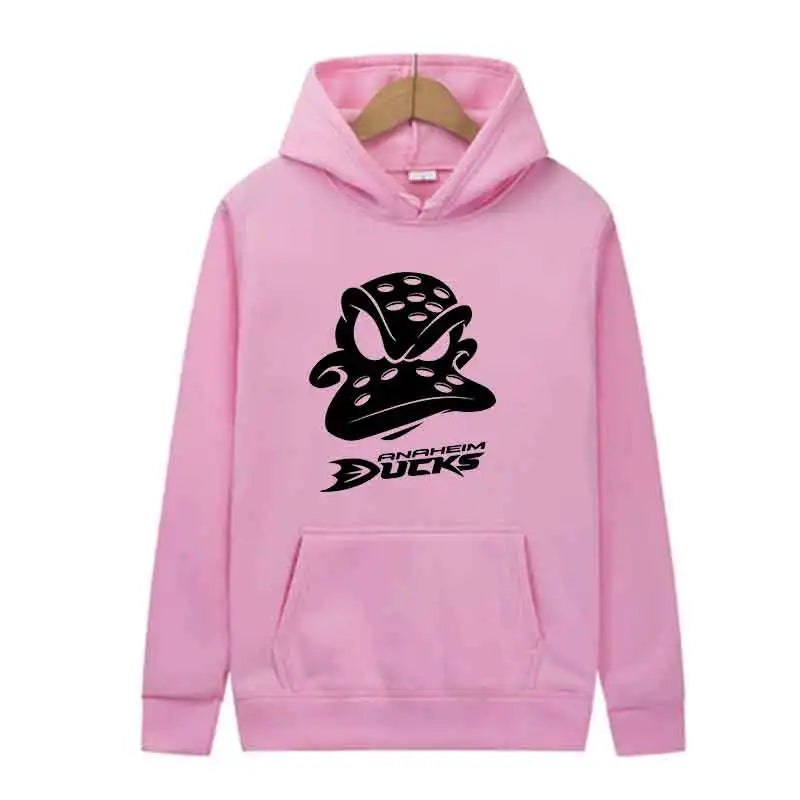 Sports de plein air Jogging à capuche canards imprimer tendances de la mode hauts automne hommes décontracté Streetwear pull printemps unisexe vêtements