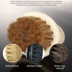 Peigne coiffant pour barbe pour hommes, brosse pour barbe et cheveux, rigidité moyenne/cadeau pour homme/pour estomper les outils de coiffure professionnels 1 pièce