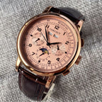 Montre automatique pour hommes Multification Date jour mois année 316L montre mécanique pour hommes boîtier poli indicateur jour/nuit 42mm