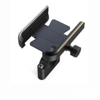 Support de téléphone universel en alliage d'aluminium pour guidon de moto, rétroviseur de vélo, support de téléphone portable pour moto