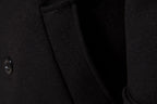 Coupe-vent long en laine à double boutonnage pour hommes, col rabattu, coupe couvertes, vêtements d'extérieur pour hommes, mode printemps, automne