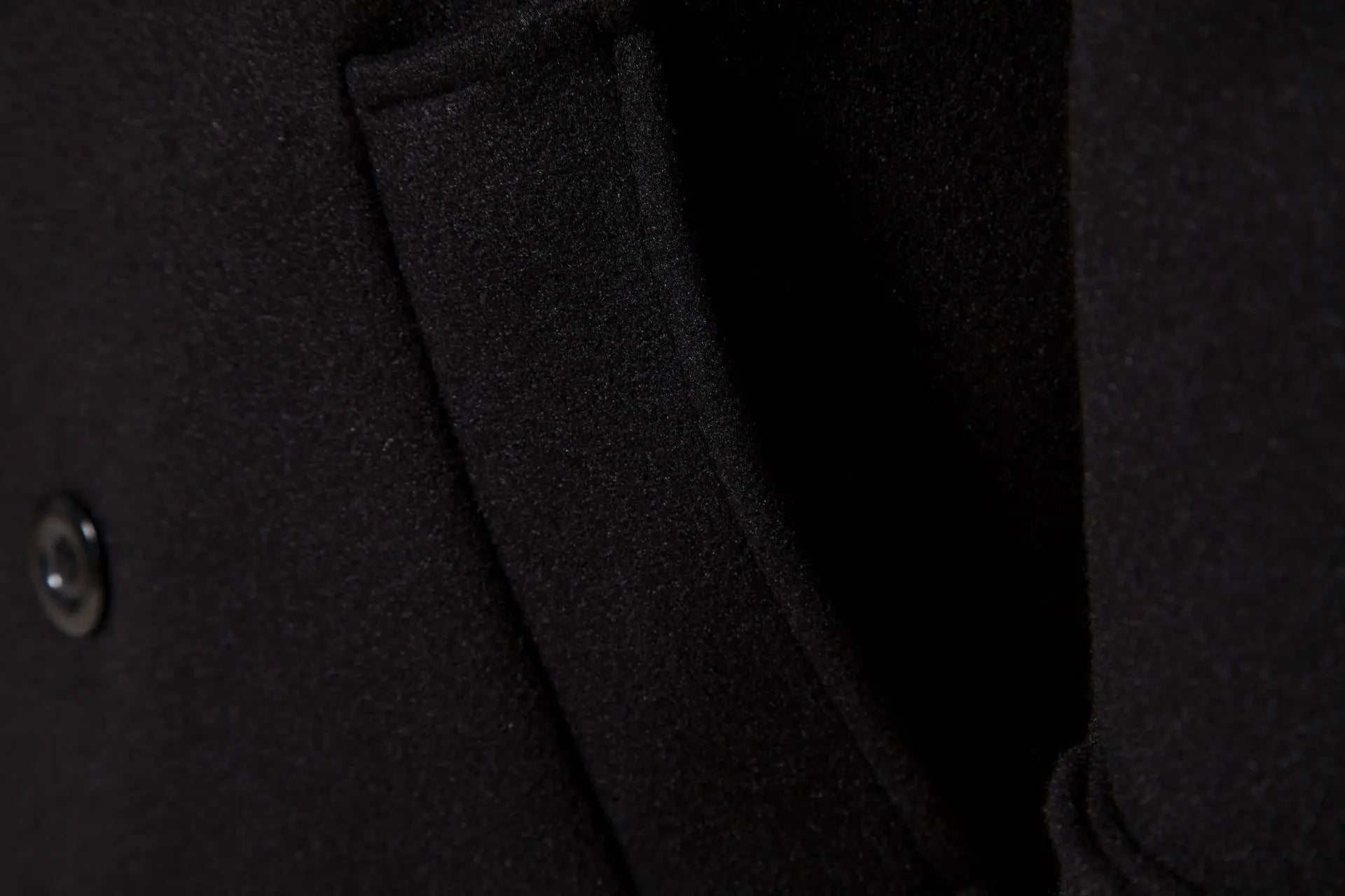 Coupe-vent long en laine à double boutonnage pour hommes, col rabattu, coupe couvertes, vêtements d'extérieur pour hommes, mode printemps, automne