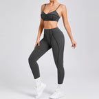 Ensemble de yoga pour femme, survêtement d'entraînement, legging athlétique imbibé, legging push-up de gym, soutien-gorge de fitness, vêtements de sport, vêtements actifs, nouveau