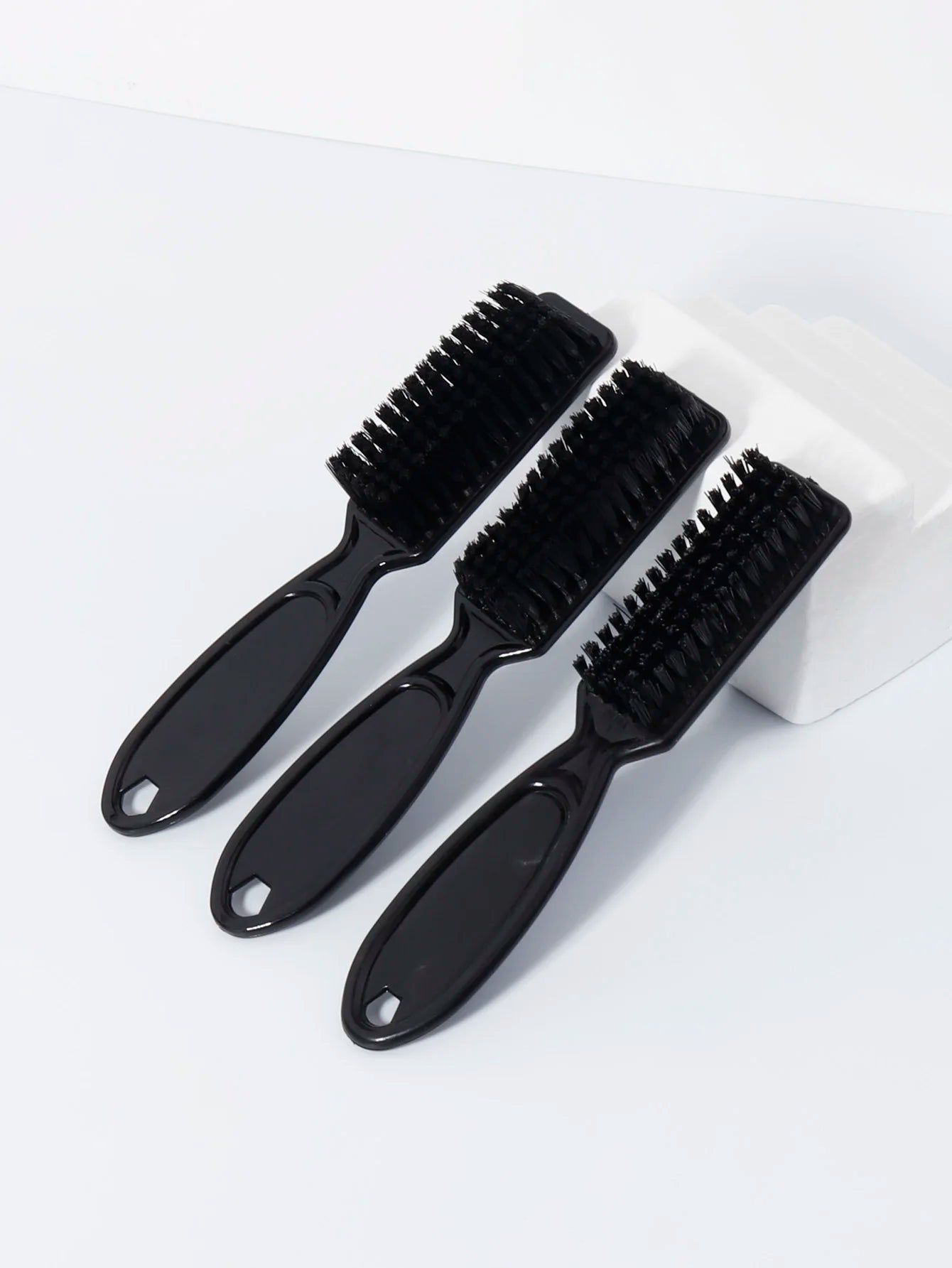 1/2/3 pièces brosse de coiffure professionnelle rasage brosse à barbe coupe de cheveux rétro huile tête style sculpture brosse de nettoyage