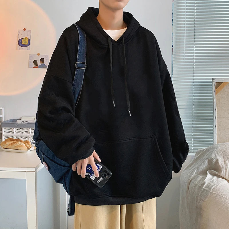 Sweat à capuche imprimé pour hommes, décontracté, manches longues, Hip Hop, Harajuku, Y2k, hauts pour hommes, unisexe