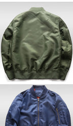 Veste bombardier pour hommes, nouvelle collection printemps-automne 2026, vestes de Baseball pour hommes, vêtements d'extérieur pour pilotes, manteau vert armée, fermeture éclair, uniforme tactique pour hommes