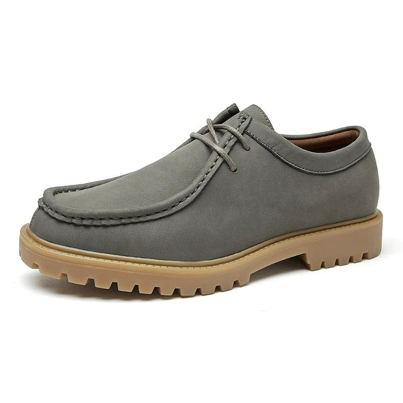 Chaussures de marche en cuir de vache pour hommes, mocassins décontractés à semelle Durable, à la mode, nouvelle collection printemps-automne 2026