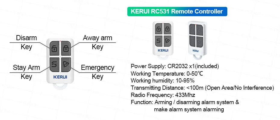 KERUI bricolage votre maison ensemble d'alarme 4G/WiFi système d'alarme pour la Protection de la sécurité à domicile détecteur de mouvement capteur de porte Tuya application intelligente