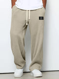 Pantalon de jogging décontracté pour homme 2026, coupe droite, taille élastique, jambe large, vêtements de sport pour homme, collection Printemps/Automne