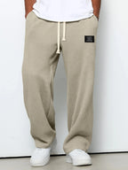 Pantalon de jogging décontracté pour homme 2026, coupe droite, taille élastique, jambe large, vêtements de sport pour homme, collection Printemps/Automne
