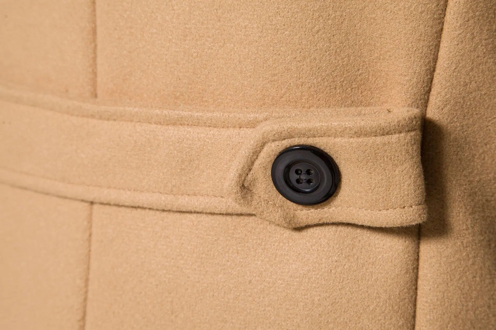 Coupe-vent long en laine à double boutonnage pour hommes, col rabattu, coupe couvertes, vêtements d'extérieur pour hommes, mode printemps, automne