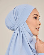 Parure de tête musulmane longue et élégante avec fermeture à nouer, foulard de prière Hijab islamique pour femmes, prêt à porter, Abaya Hijab pour le quotidien