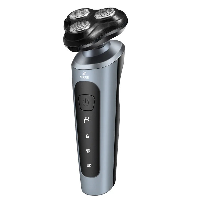 Rasoir Rechargeable Intelligent pour hommes rasoir à barbe humide/sec ABS Tondeuse dissolvant barbe rasoir Rechargeable pour peau lisse