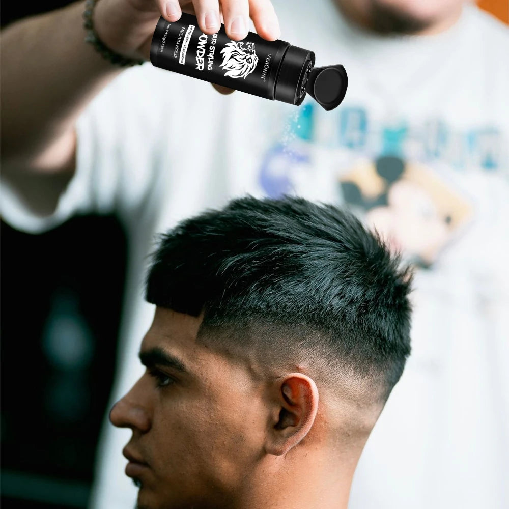 Poudre volumisante pour cheveux, poudre volumisante anti-graisse, facile à utiliser, tenue longue durée pour hommes et femmes, sans traces sur les cheveux