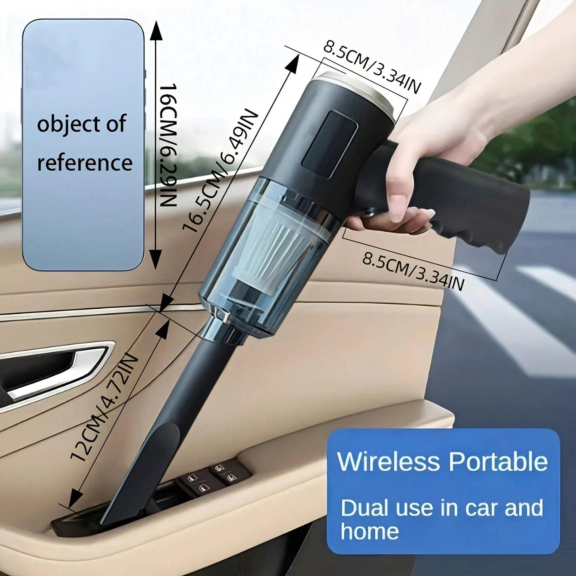 Aspirateur soufflant intégré pour voiture et ménage, chargement USB, aspirateur soufflant, petit, 3 en 1