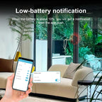 Capteur de porte et de fenêtre Tuya Zigbee, système d'alarme de sécurité pour maison intelligente, application, alarme à distance, commande vocale, noir/blanc