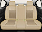 Coussin de siège auto ergonomique – Cuir Nappa et soie glacée, éponge haute résilience, confort toutes saisons pour la plupart des véhicules