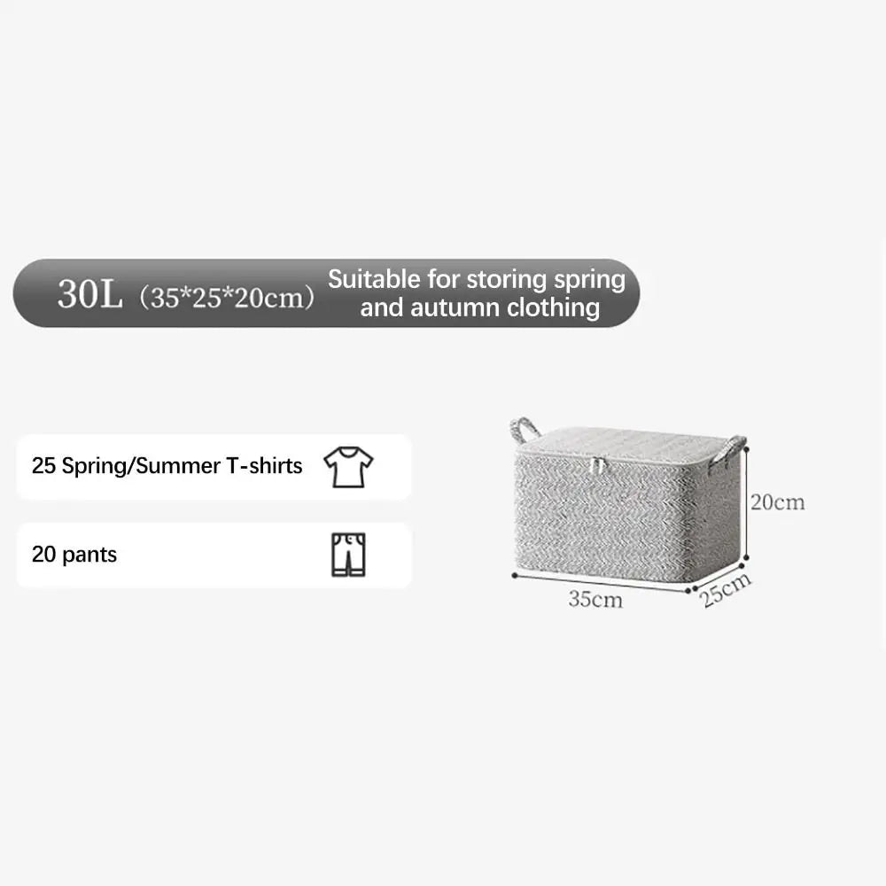 Sac de rangement de couette non tissé avec fermeture éclair veds, vêtements pliables, bacs de couette, conteneur, grande capacité, sac anti-poussière, organiser