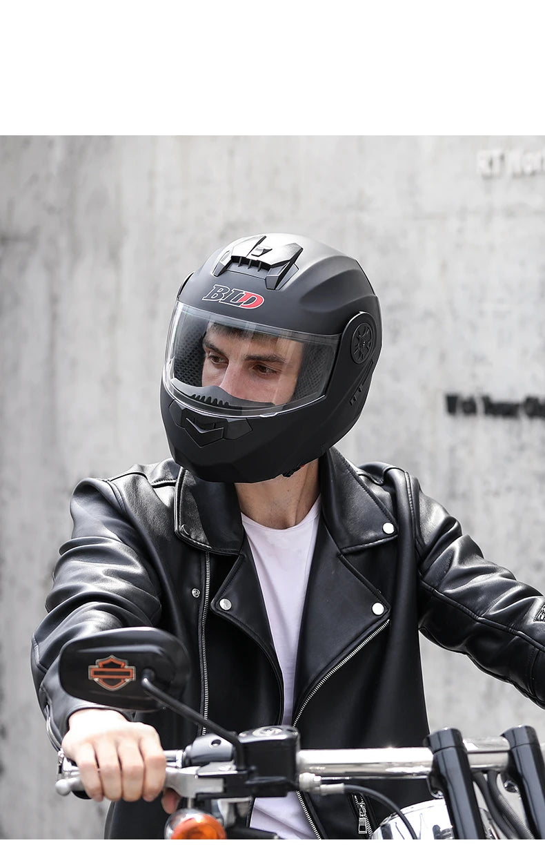 D'expériences de moto modulaires personnalisés pour hommes et femmes, casque de moto intégral, lentille de tourisme, course de motocross, mode