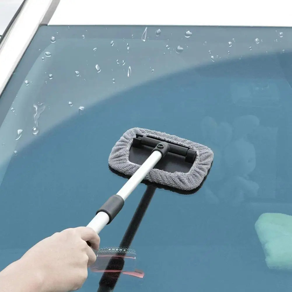 Vadrouille de nettoyage de vitres de voiture, outil de nettoyage de brouillard de pare-brise, chiffon de lavage, lingette de fenêtre, brosse de plumeau de bureau à domicile, nettoyeur de tissu de verre automatique