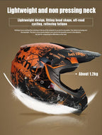Casque de sécurité de Motocross unisexe certifié DOT ABS pour hommes femmes vélo descente ATV Protection de tête de moto