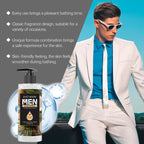 Gel douche nettoyant en profondeur pour hommes, Eucalyptus, noix de coco, parfum rafraîchissant, parfum longue durée, contrôle de l'huile, 100ml
