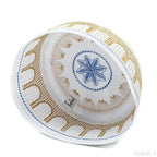 Coton broderie hommes musulmans casquettes de prière loisirs arabie saoudite chapeau islamique hommes foulard Topkippot Turban Islam casquette juive