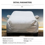 Housse de Protection complète pour voiture, intérieur et extérieur, pare-soleil, Anti-poussière, Anti-UV, universelle pour berline SUV