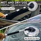 EAFC – brosse de nettoyage de voiture, Super absorbante, pour lavage de voiture, télescopique réglable, manche Long, vadrouille propre, Kit de lavage automobile