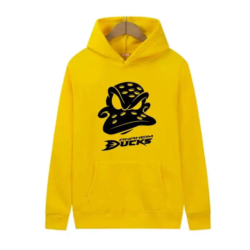 Sports de plein air Jogging à capuche canards imprimer tendances de la mode hauts automne hommes décontracté Streetwear pull printemps unisexe vêtements