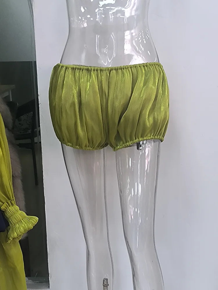 Haut plissé chic et féminin, style vintage, élégant, modeste, glamour, drapé, fluide, pour femme, décontracté, tendance, pour soirée ou streetwear